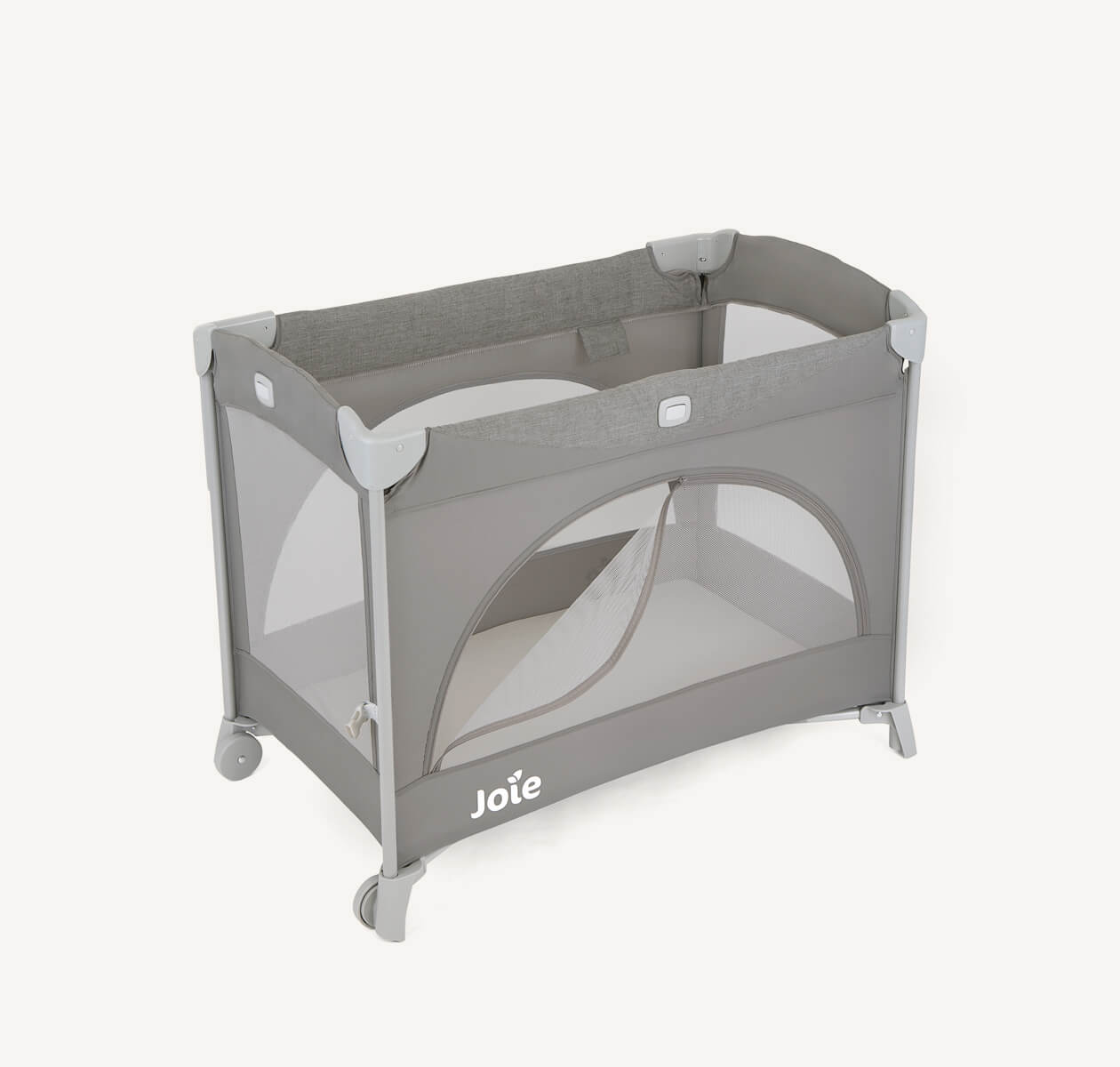 Joie Kubbie Sleep Travel Cot Foggy Grey