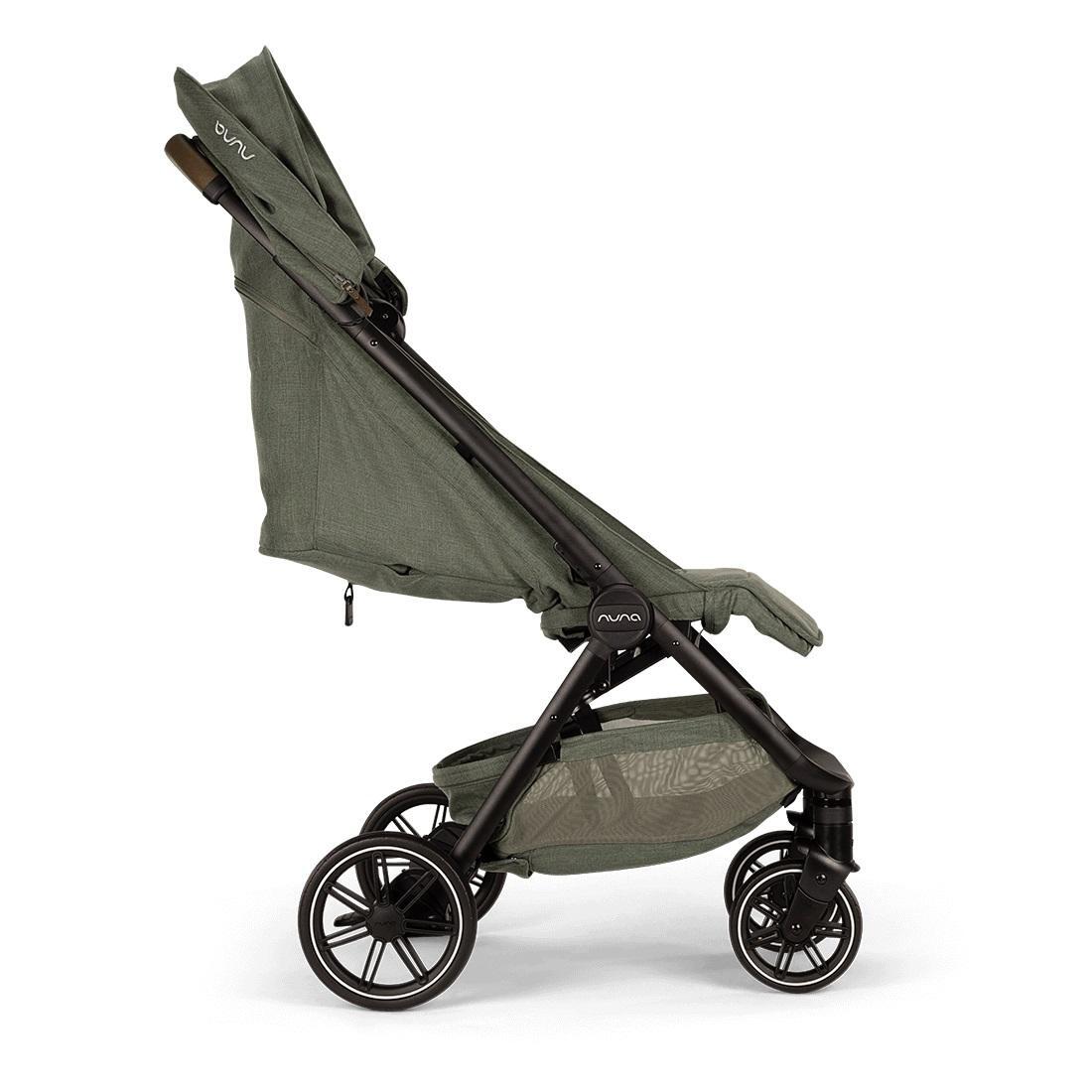 Nuna Trvl Lx Compact Stroller With Raincover & Travel Bag (Pine)