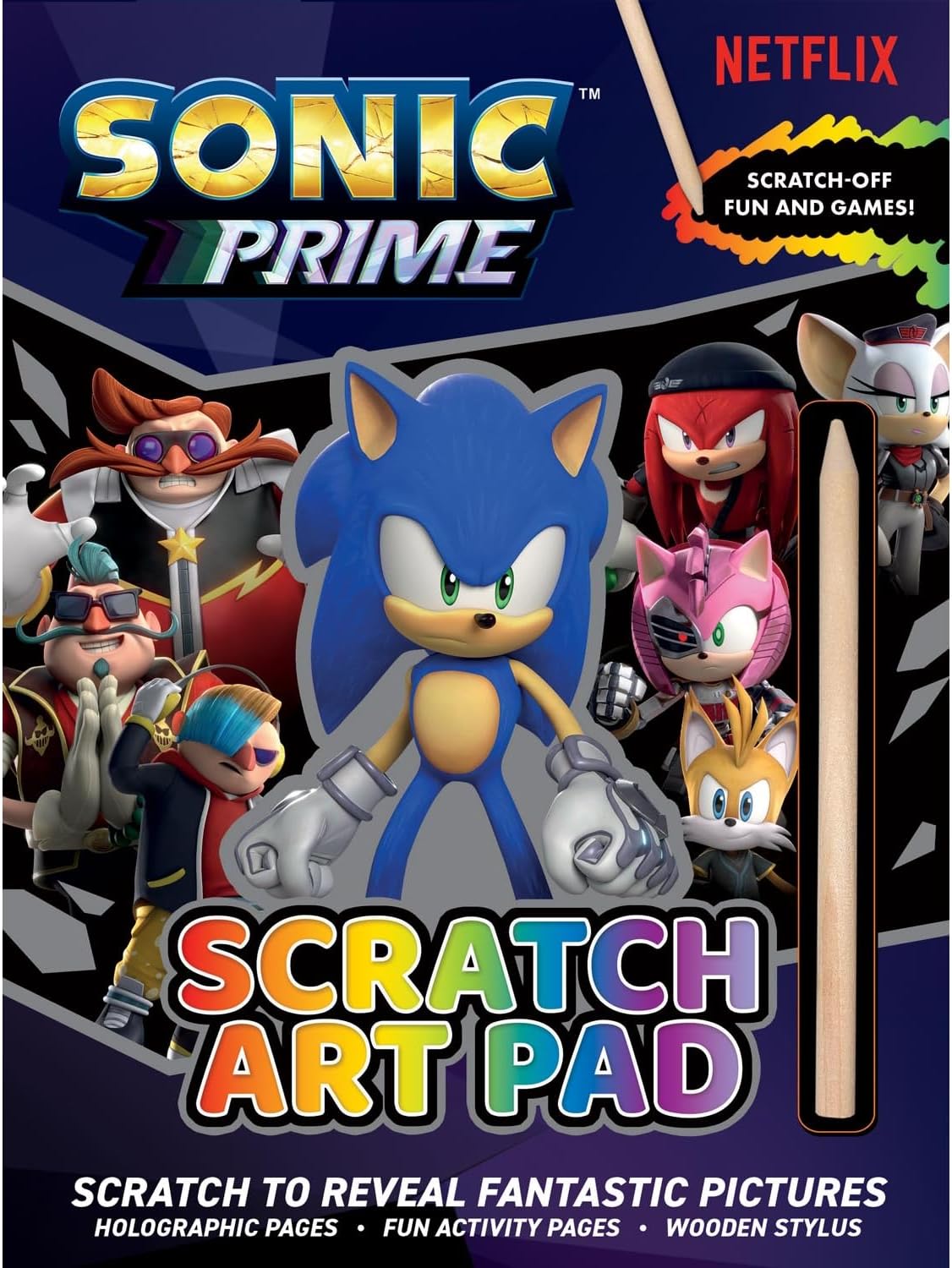 Sonic The Hedgehog Prime Scratch Art Pad