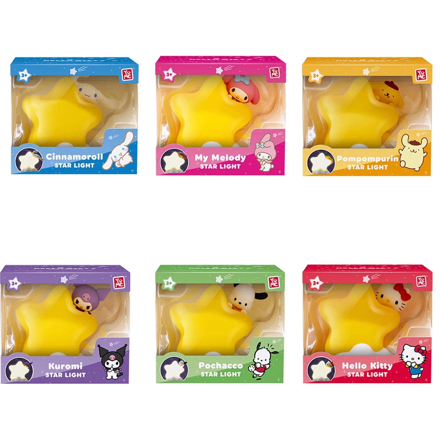 Hello Kitty And Friends Bedside Star Light Assortment