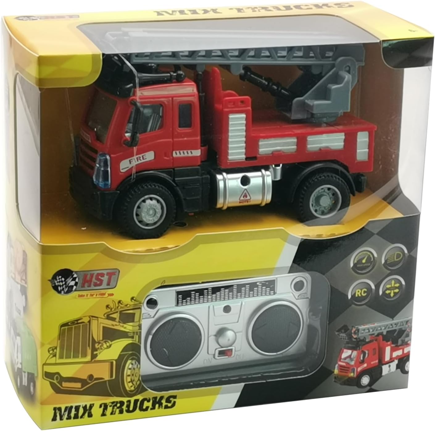 Remote Control 1:64 Fire Engine