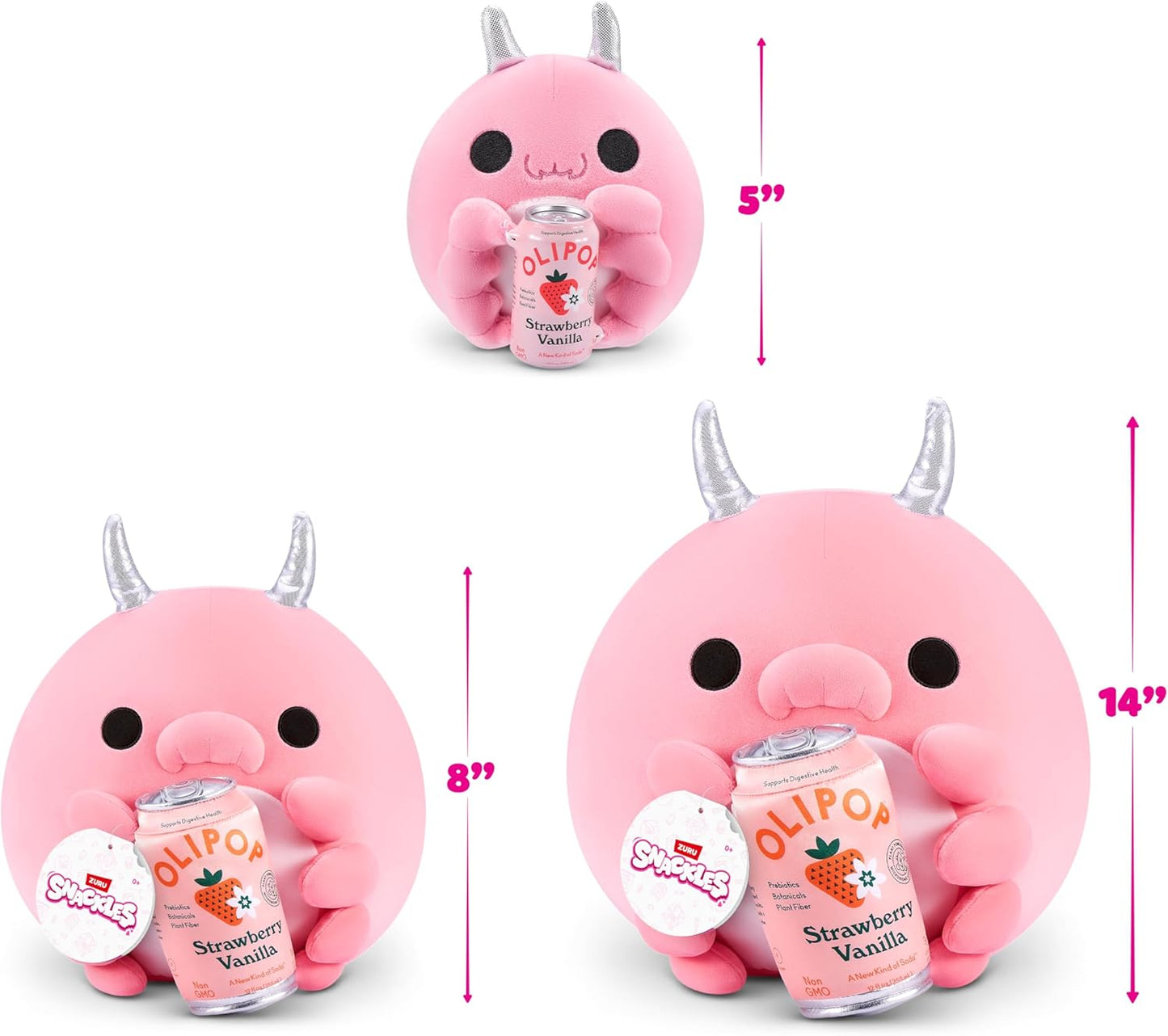 Zuru Snackles Licensed Series 3 8-Inch Plush Assortment