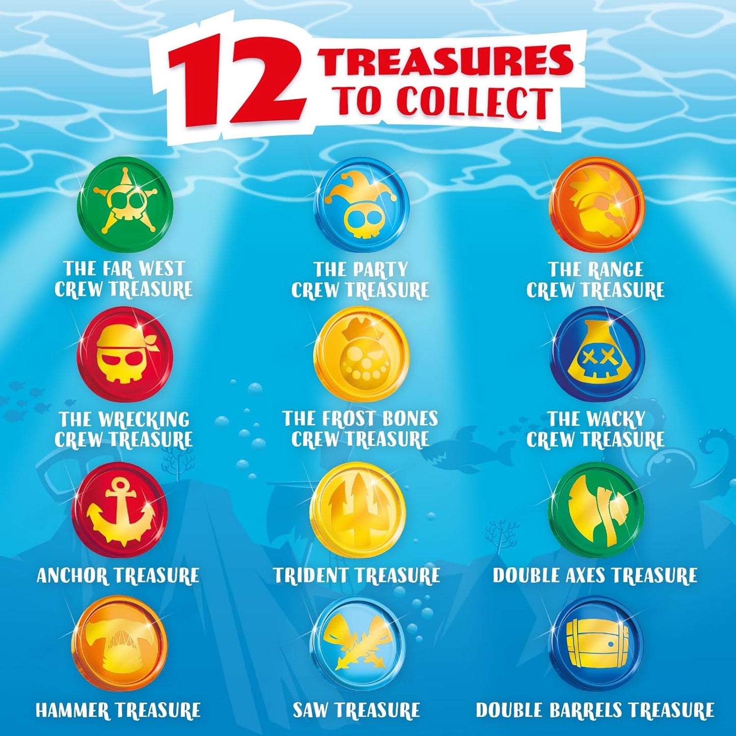 Piratix Adventure World Shark Treasure Series Captain Pack Assortment