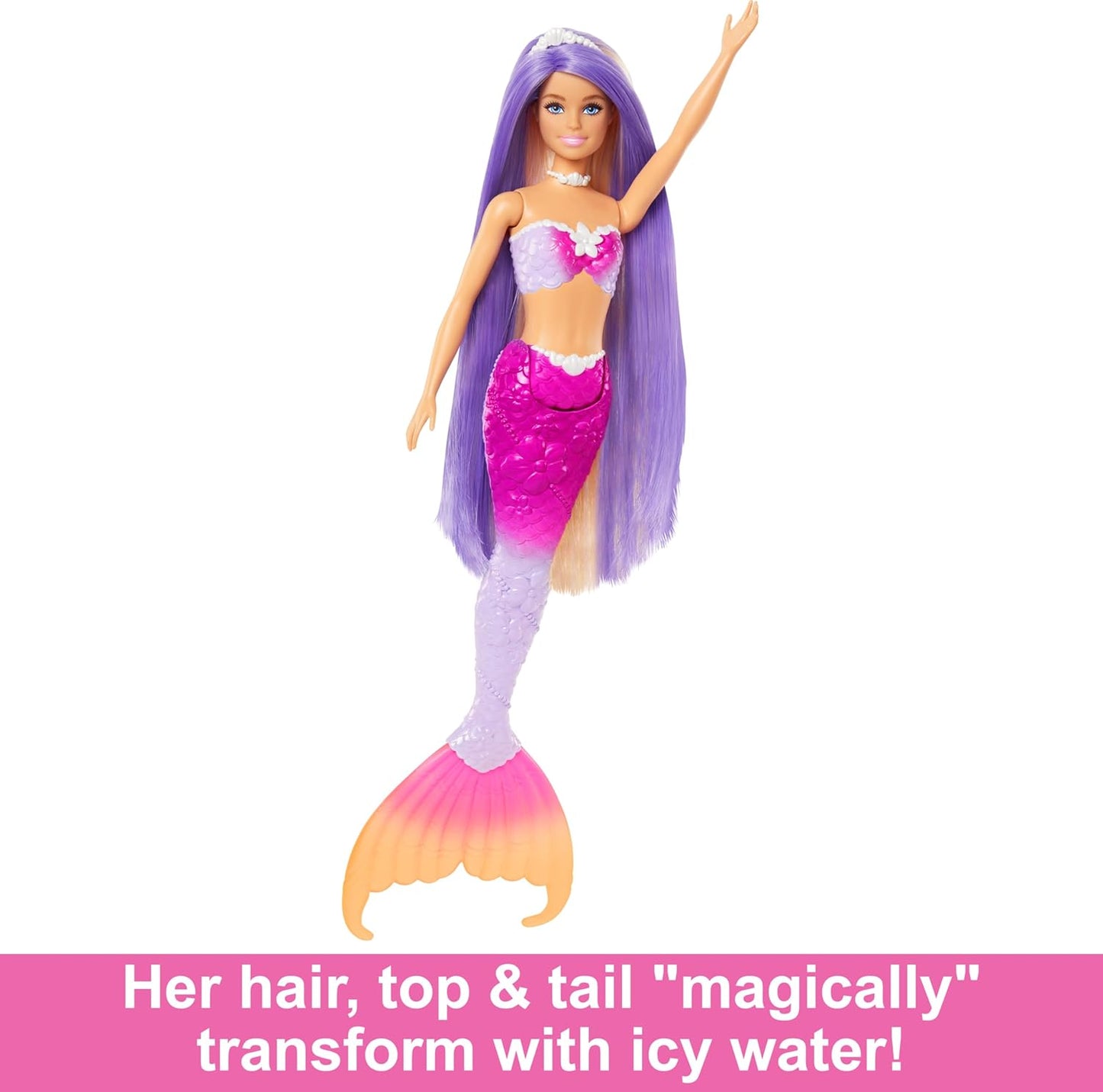 Barbie Malibu Mermaid Doll With Color Change Feature