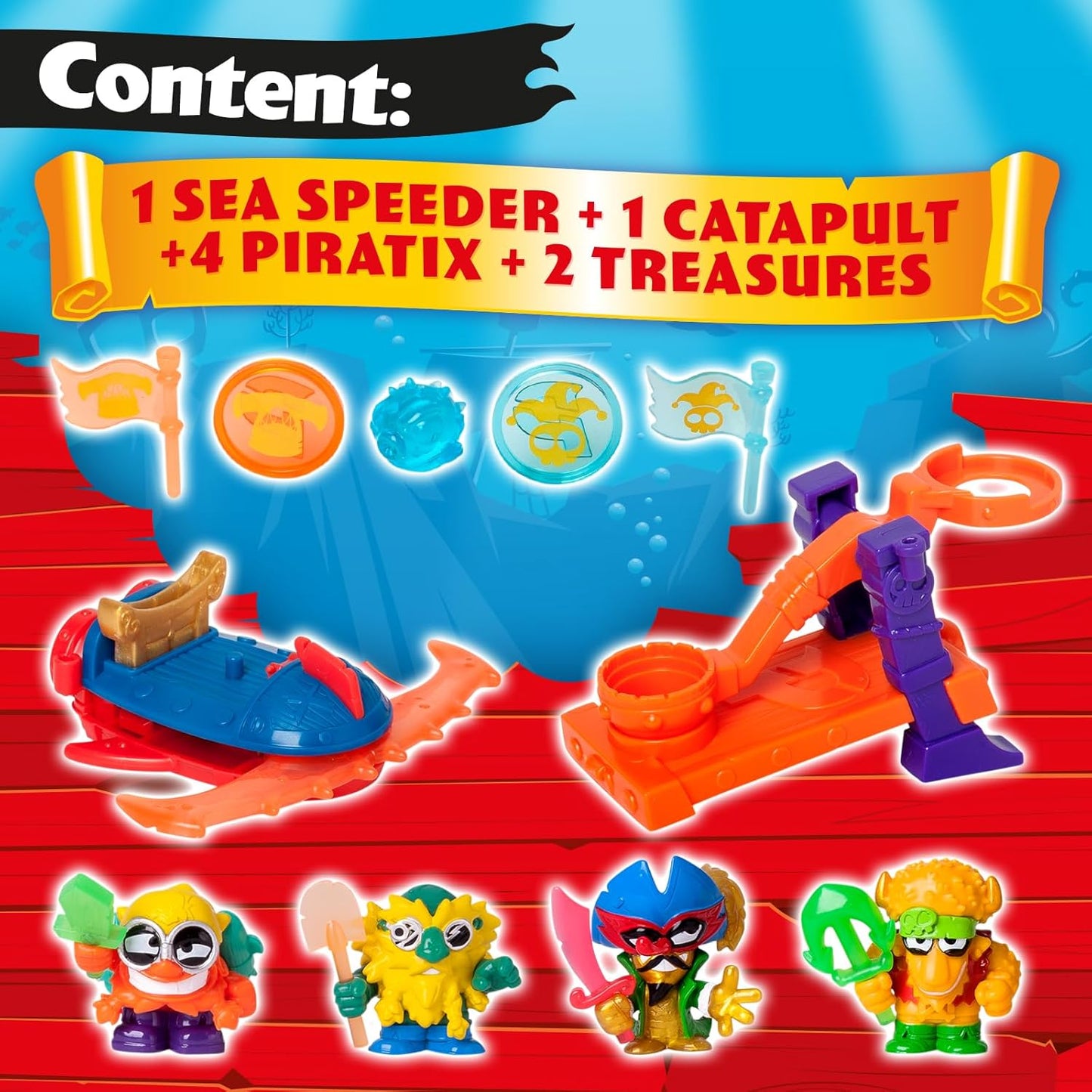 Piratix Adventure World Shark Treasure Series Captain Pack Assortment