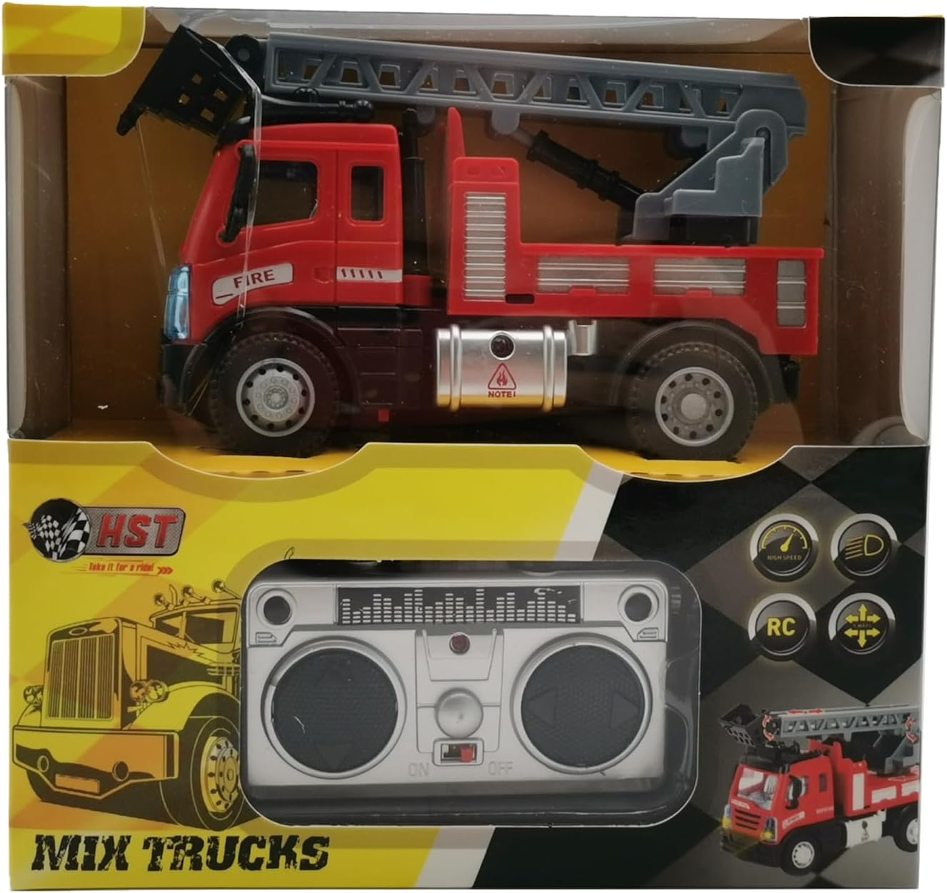 Remote Control 1:64 Fire Engine
