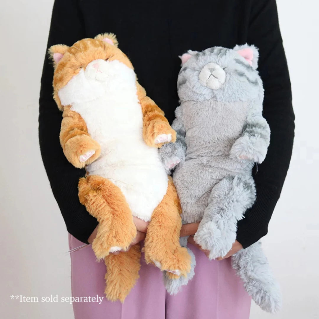Silver Sabashiro Lap Cat Sleeping  Toy (Medium)