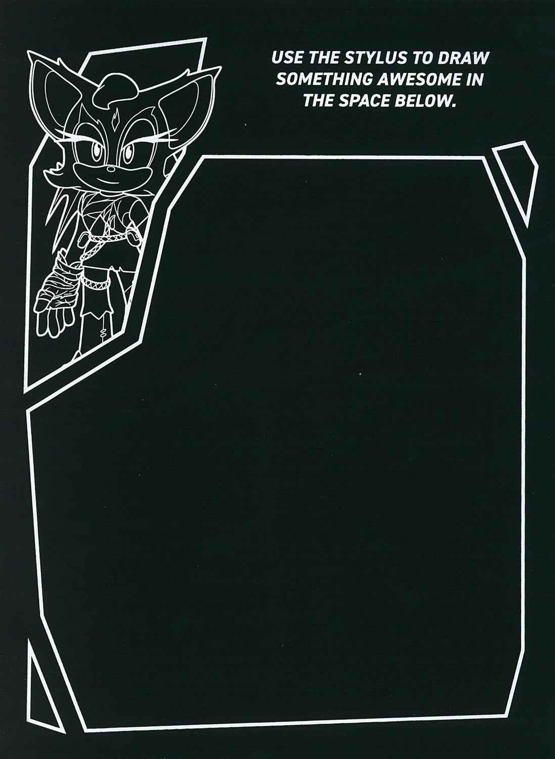 Sonic The Hedgehog Prime Scratch Art Pad