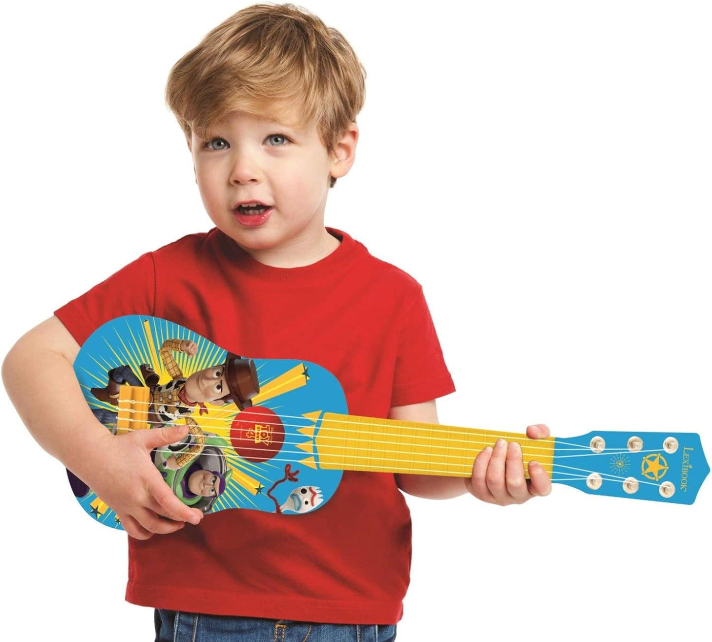 Lexibook Toy Story Woody & Buzz My First Guitar 53Cm Blue/Yellow