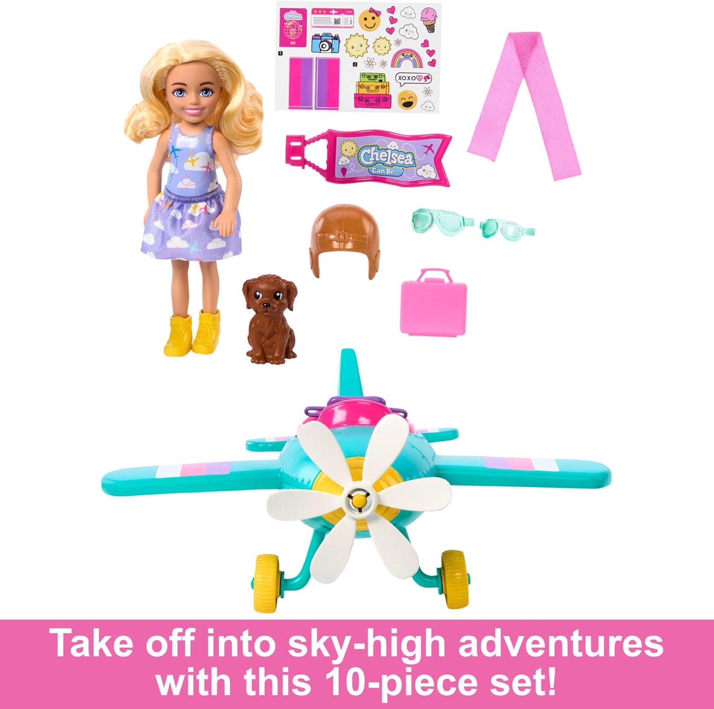 Barbie Chelsea Can Be Plane Doll And Playset