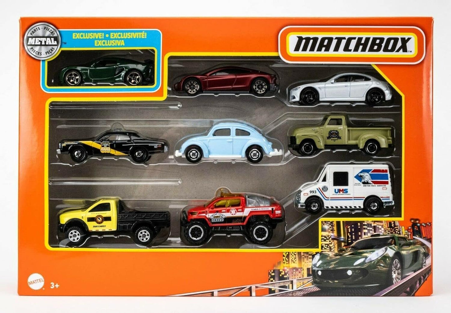 Matchbox 9 Pack Vehicle Assortment