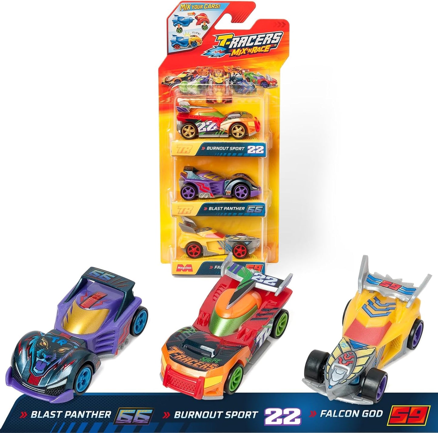T Racer Mix N Race 3Pack