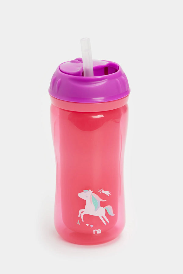 Insulated Flexi Straw Cup - Girl