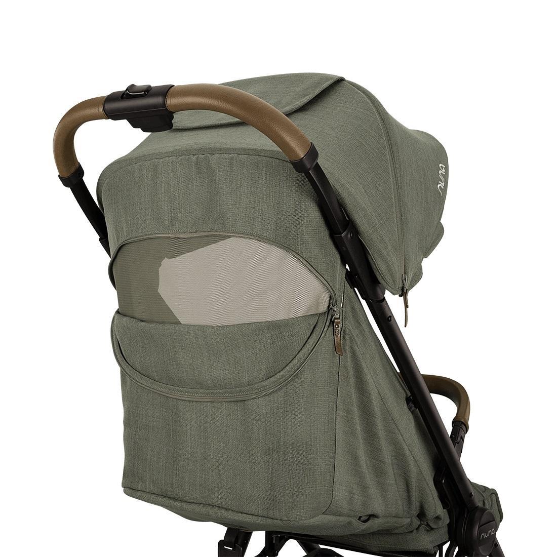 Nuna Trvl Lx Compact Stroller With Raincover & Travel Bag (Pine)