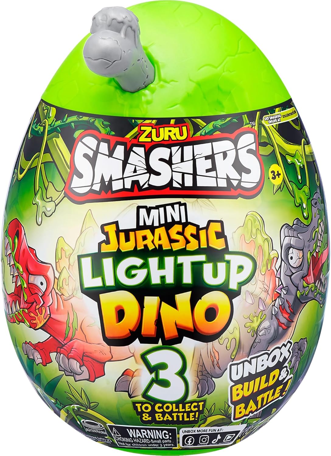 Smashers Jurassic Light-Up Dino Egg Series 1