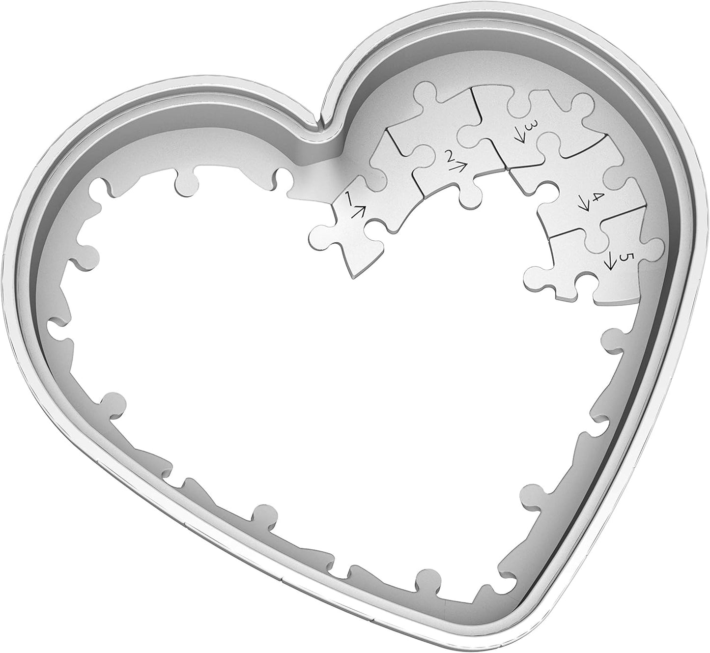 Trolls 2 World Tour-Heart Shaped 54 Jigsaw Puzzle