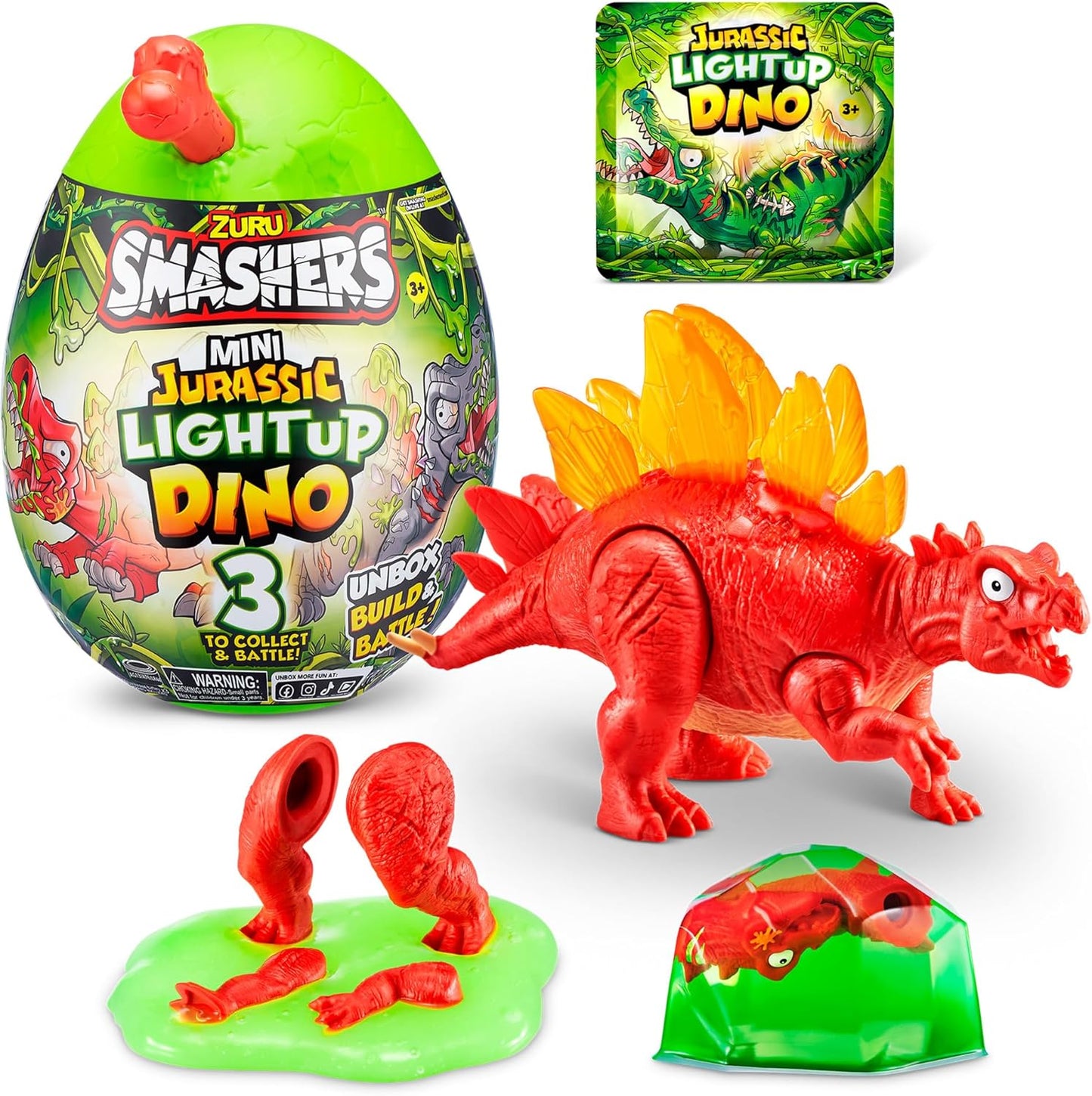 Smashers Jurassic Light-Up Dino Egg Series 1