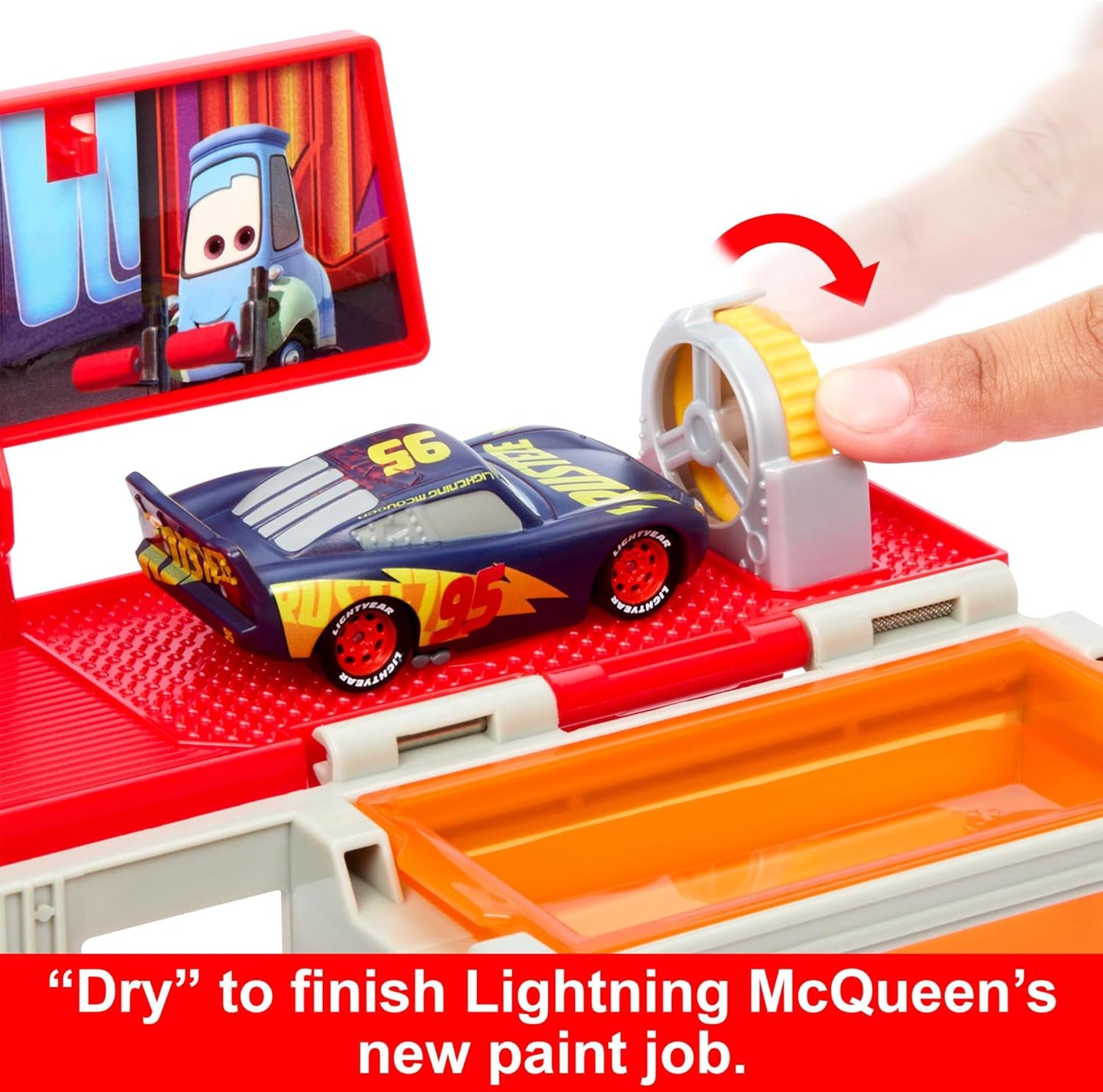 Disney And Pixar Cars Color Changers Mobile Paint Shop Mack Playset