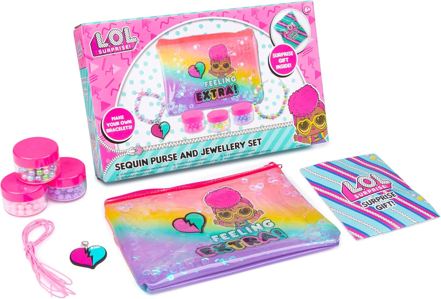 L.O.L. Surprise! Sequin Purse And Jewellery Set