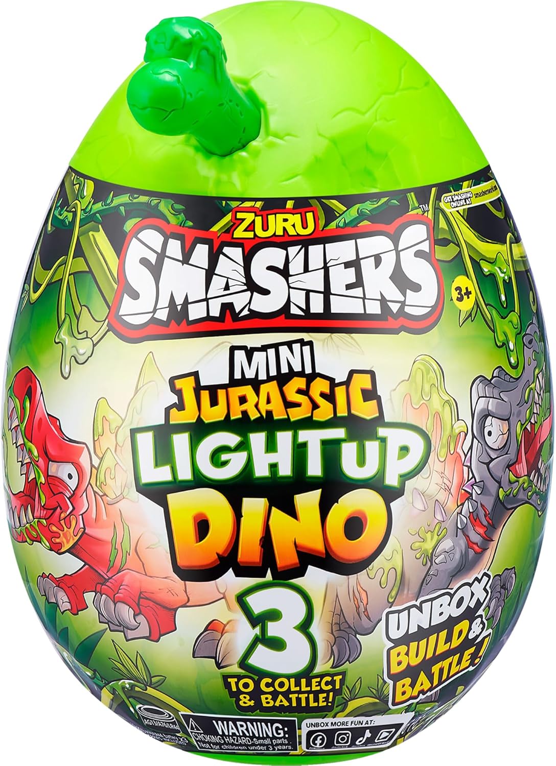 Smashers Jurassic Light-Up Dino Egg Series 1