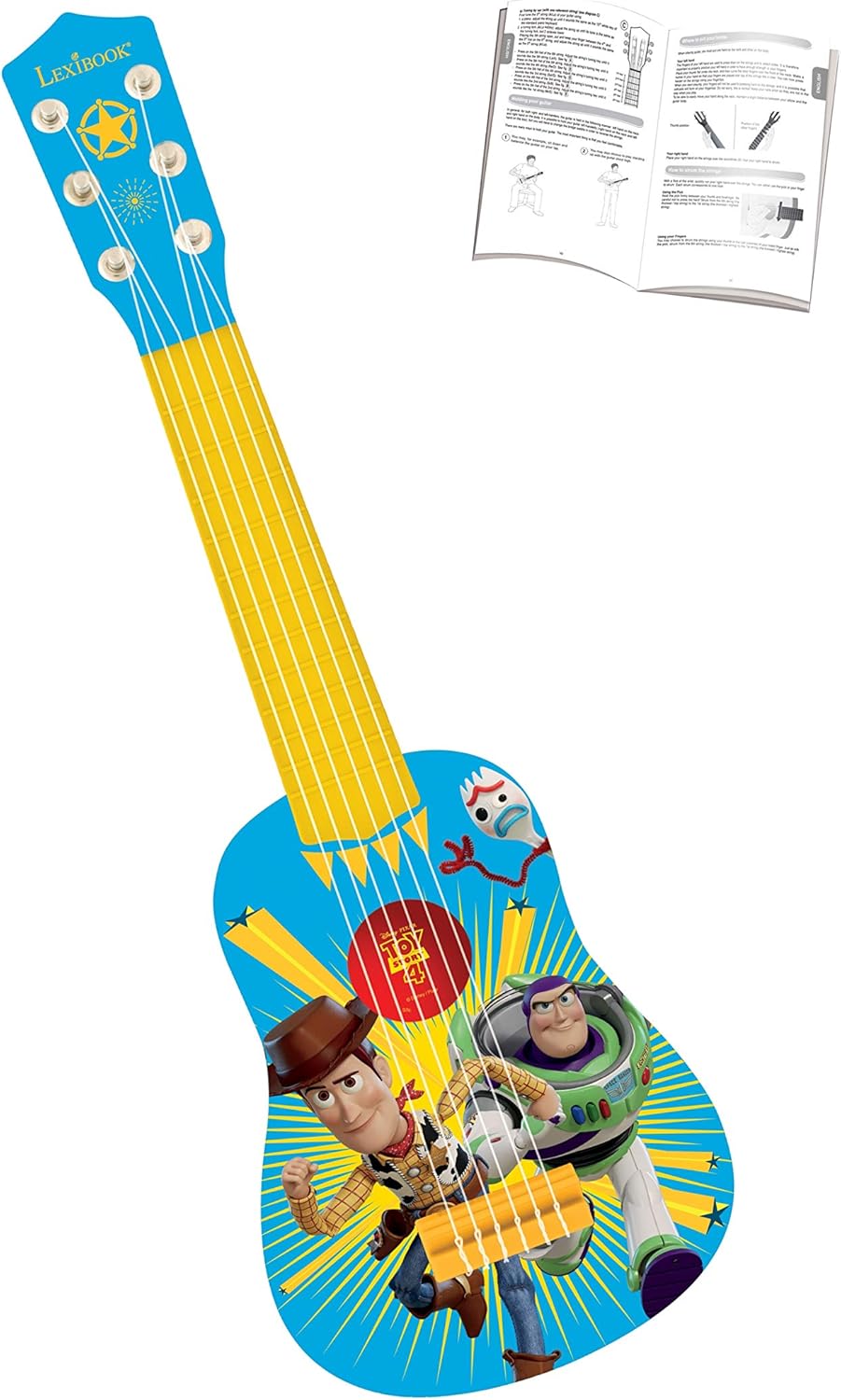 Lexibook Toy Story Woody & Buzz My First Guitar 53Cm Blue/Yellow