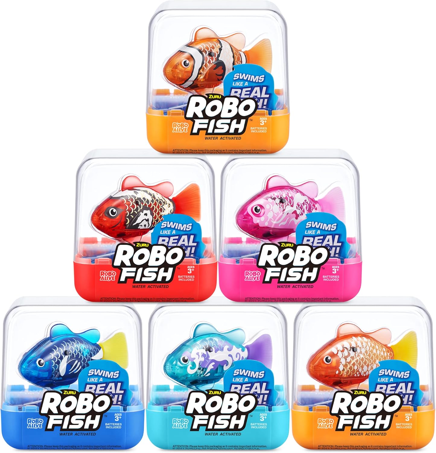 Zuru Robo Alive Robo Fish Series 3