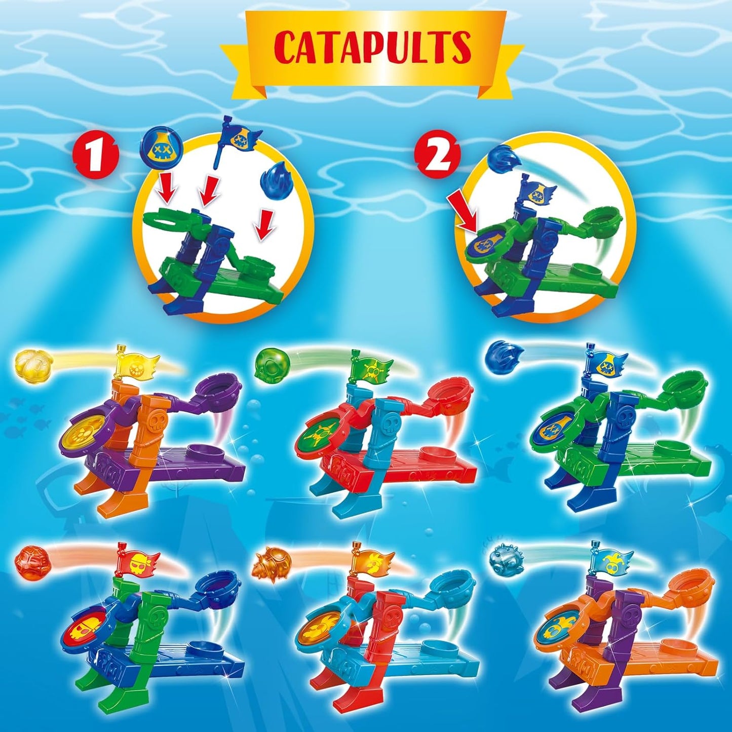 Piratix Adventure World Shark Treasure Series Captain Pack Assortment