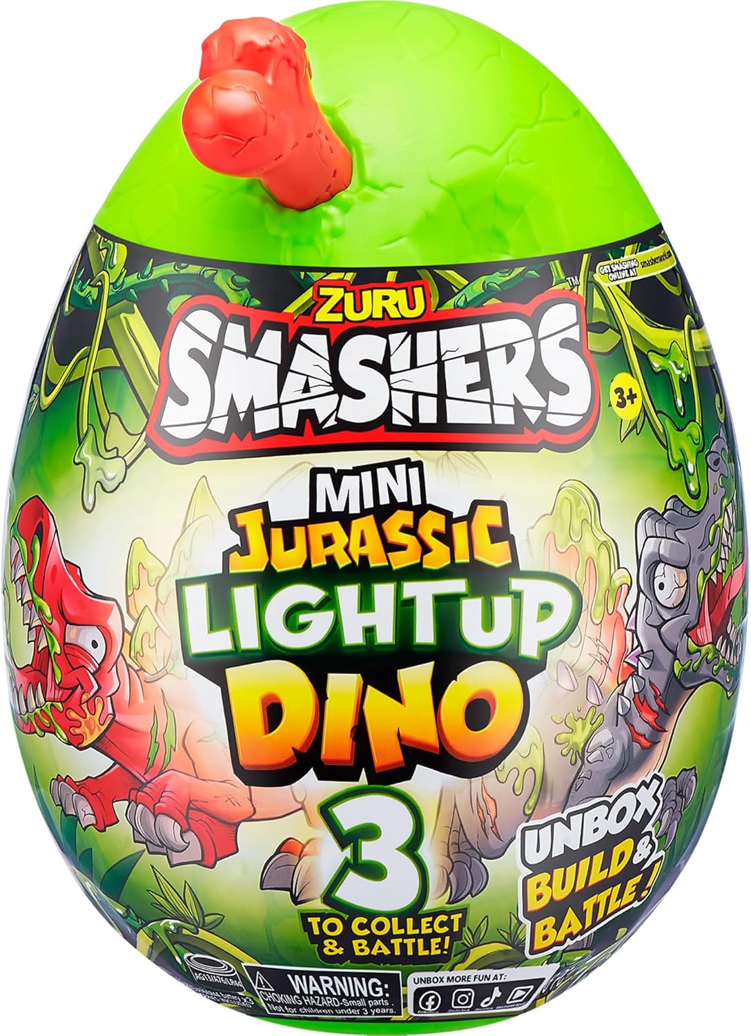 Smashers Jurassic Light-Up Dino Egg Series 1