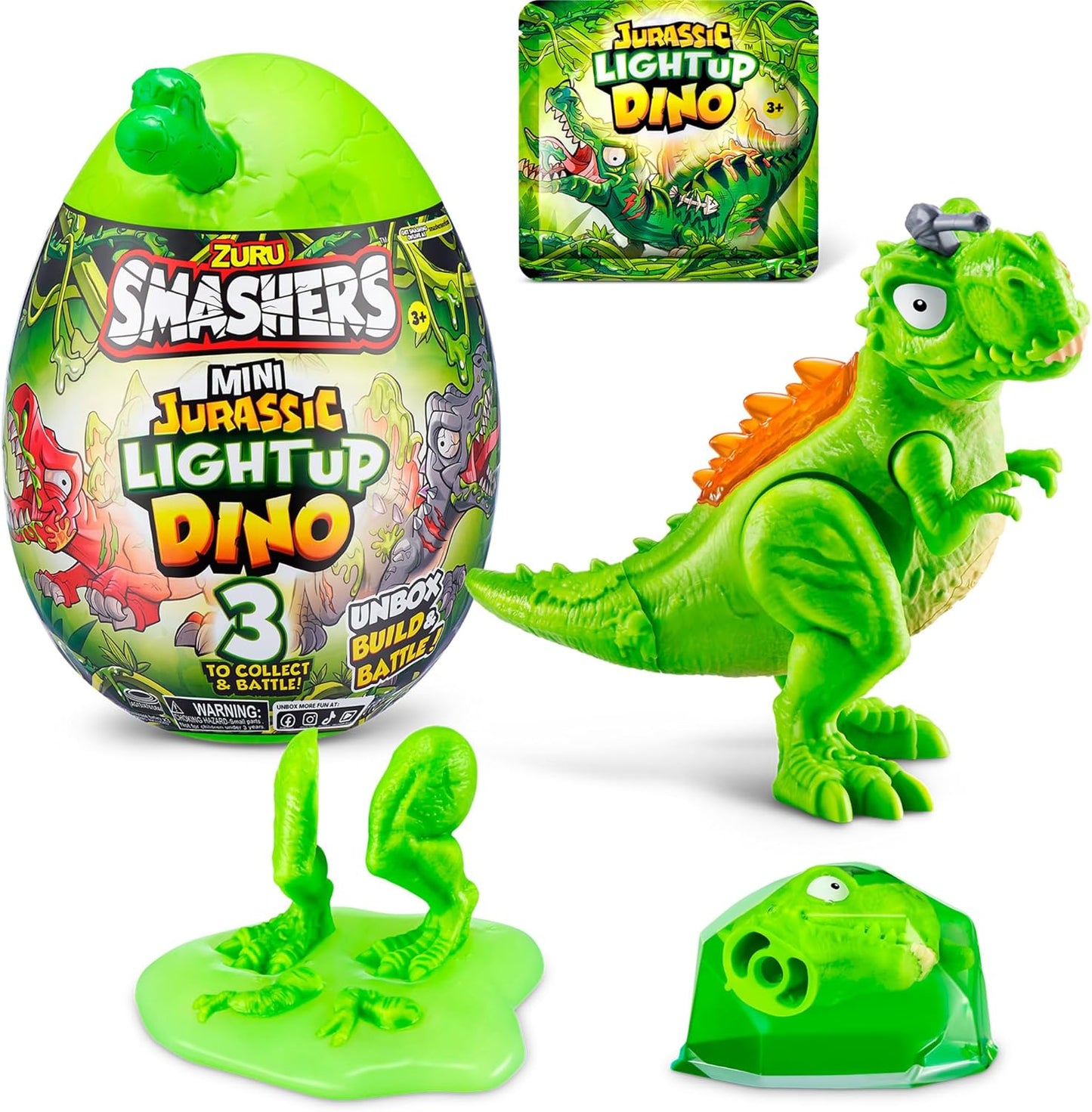 Smashers Jurassic Light-Up Dino Egg Series 1