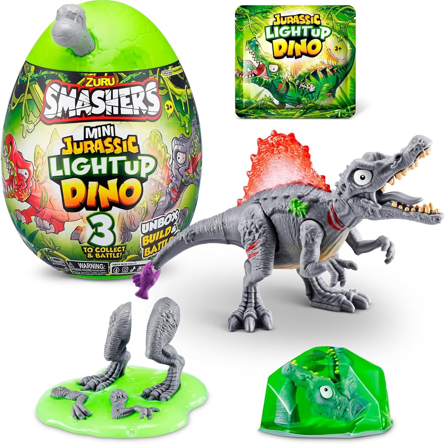 Smashers Jurassic Light-Up Dino Egg Series 1