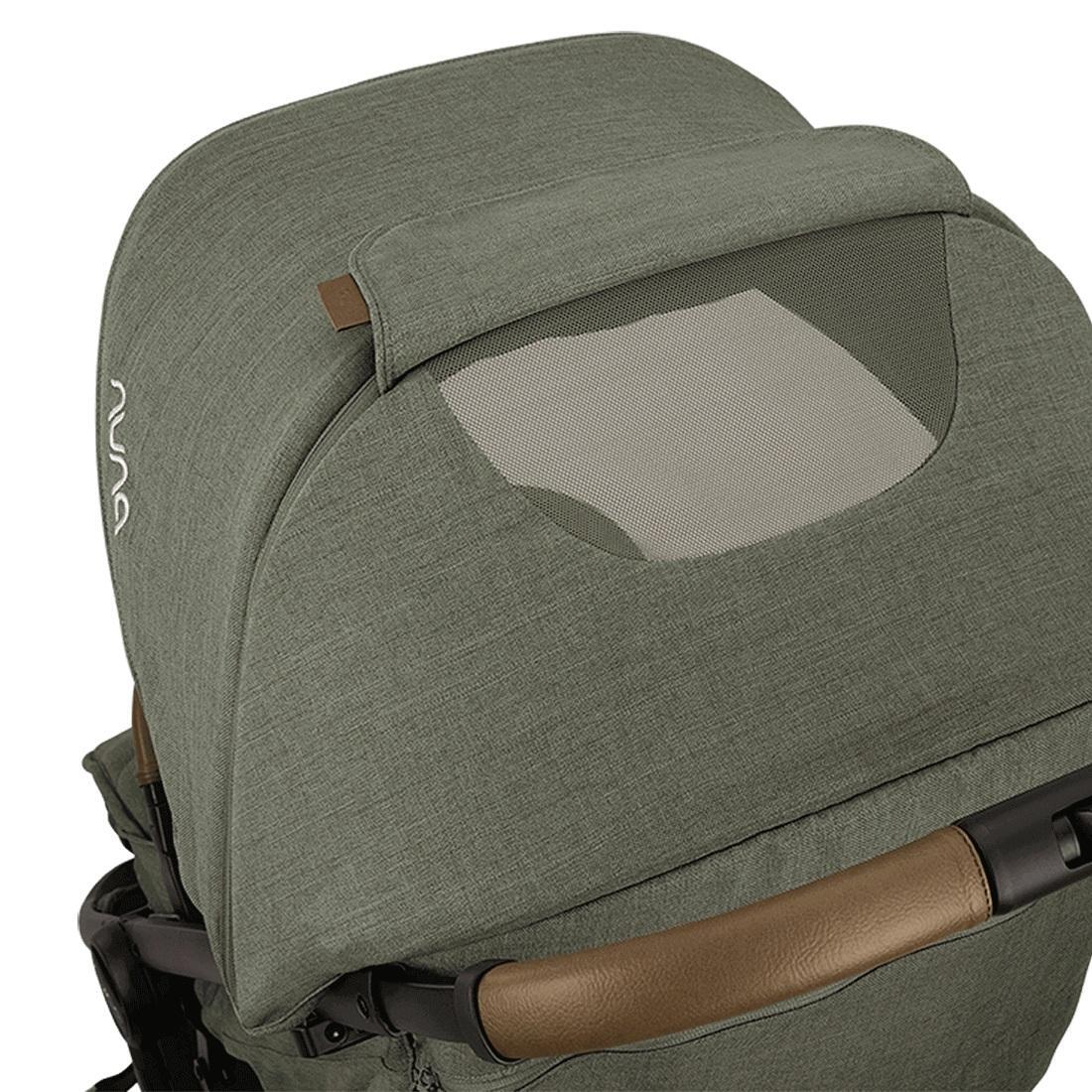 Nuna Trvl Lx Compact Stroller With Raincover & Travel Bag (Pine)