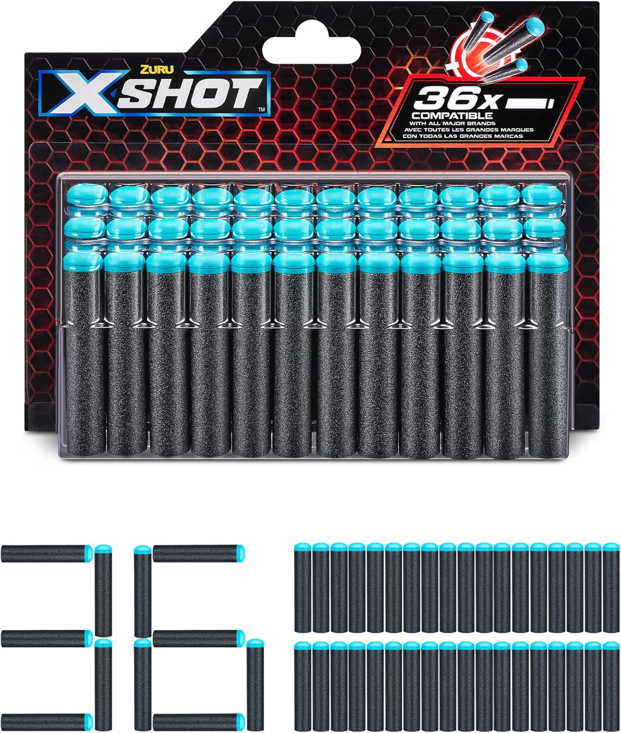 Xshot Excel Darts 36 Pack