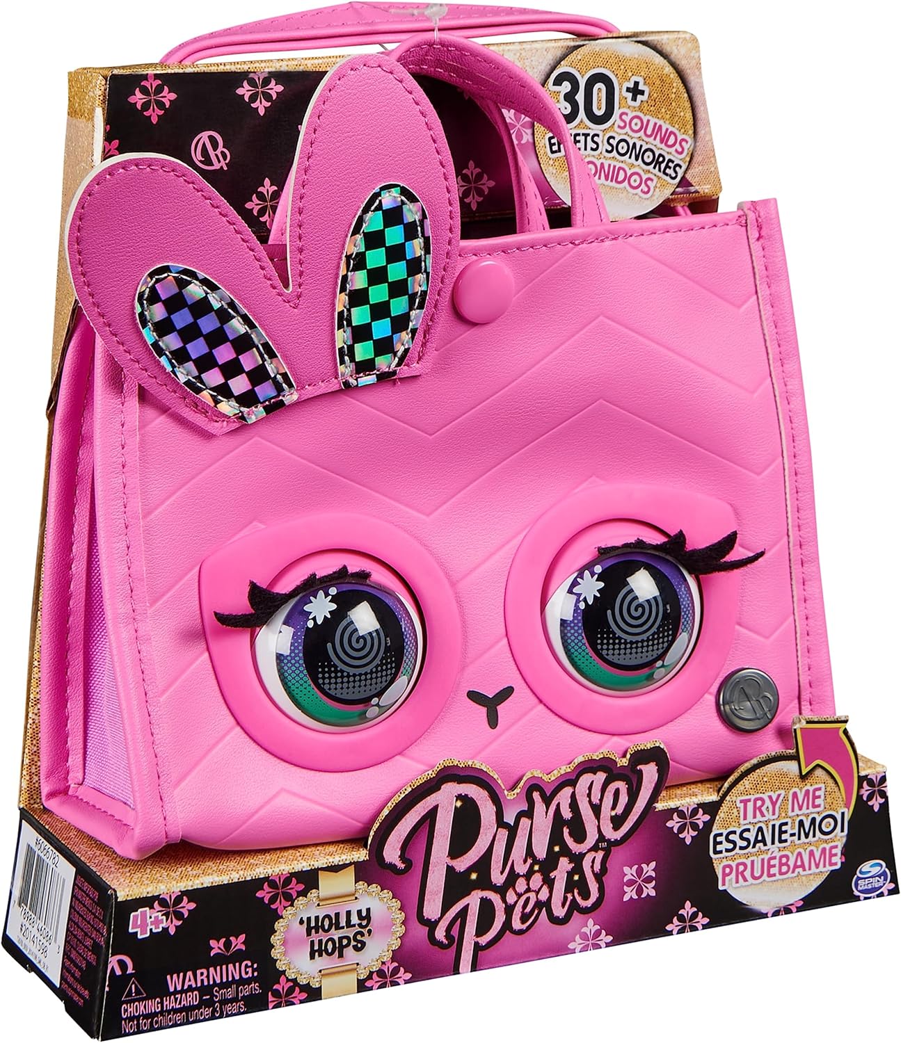 Interactive Purse Pets Holly Hop Bunny Tote Bag