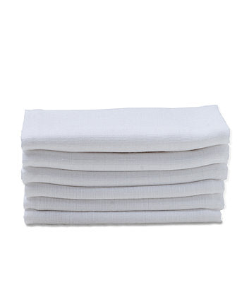 Plain White Muslin 6Pk