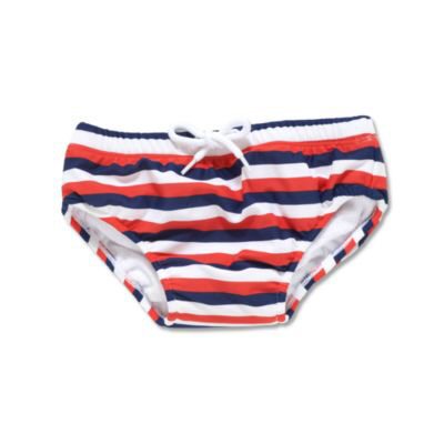 Boy Striped Swim Nappy 3-6M
