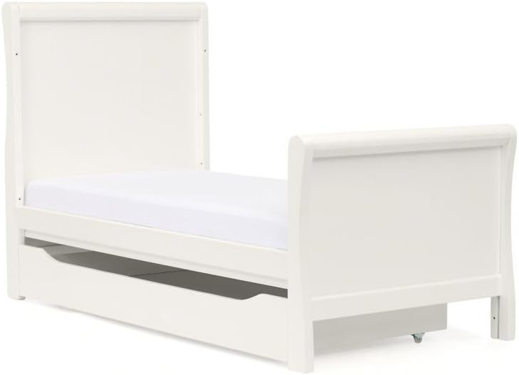 Cot Bed Chiltern  Sleigh White