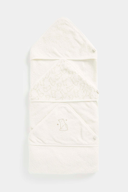 Cuddle & Dry Cream Bear 3Pk