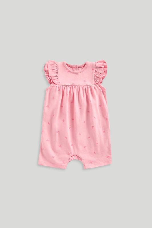 Newborn Girl Butterfly Romper