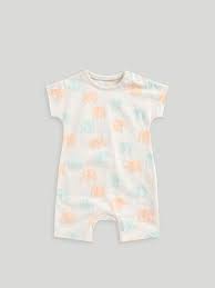 Newborn Unisex Elephants Romper