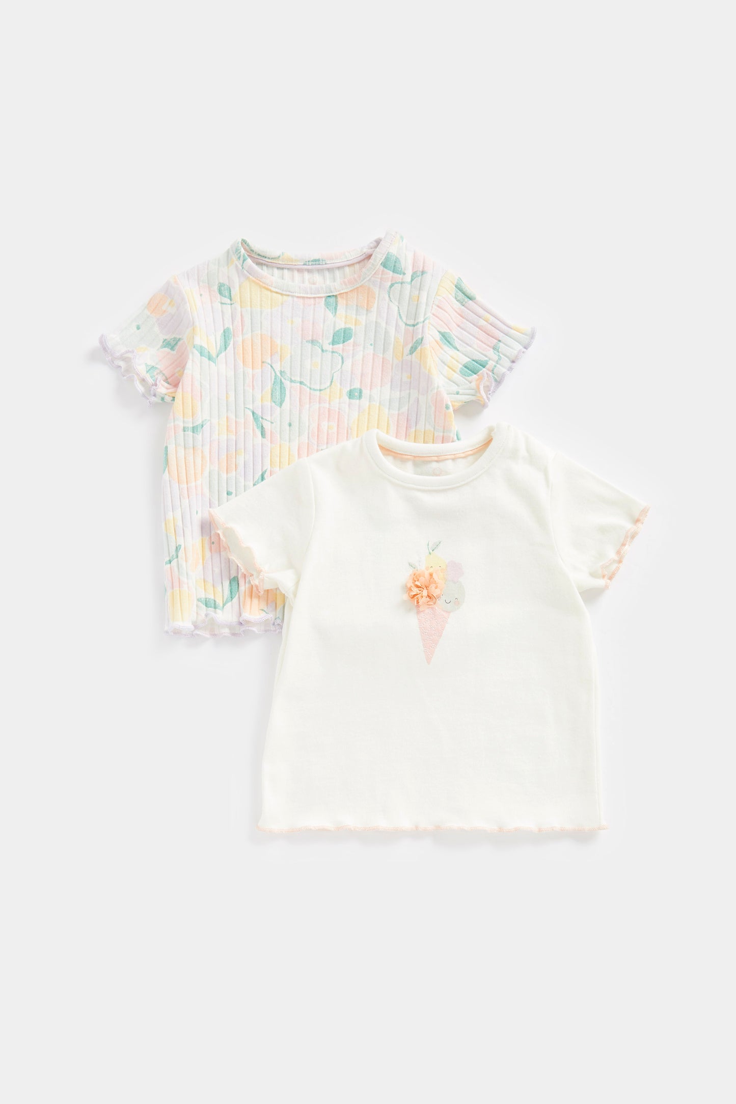 Newborn Girl Summer Sorbet 2Pk Tshirts