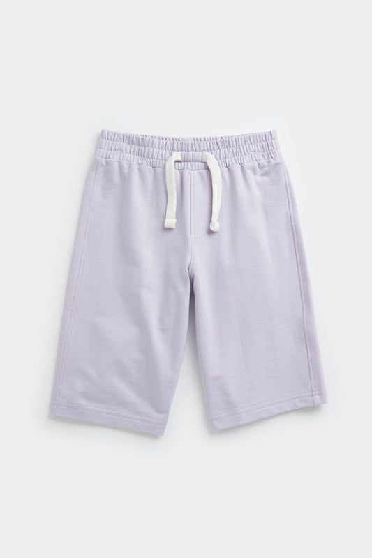 Lilac Jersey Shorts