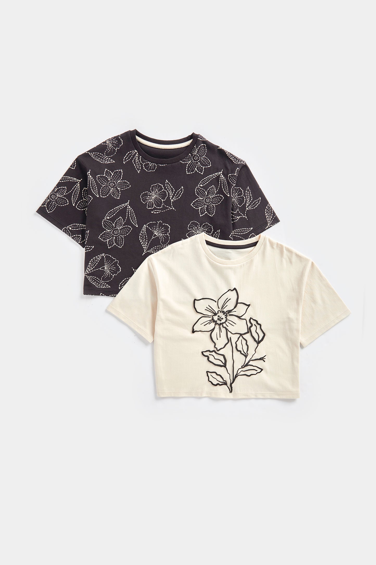 2 Pack Floral T-Shirts