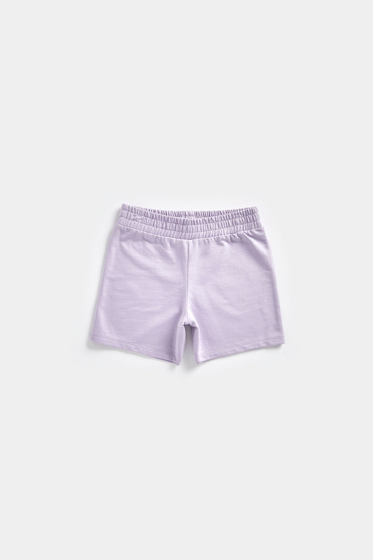 Lilac Jersey Shorts