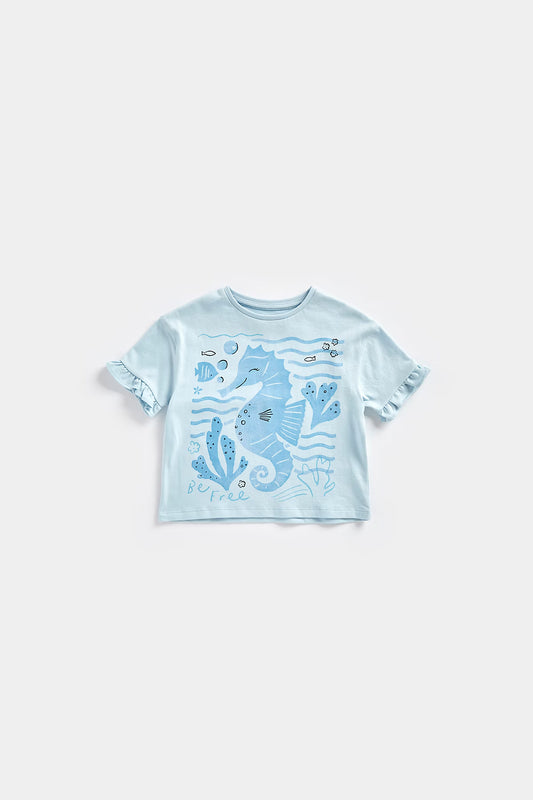 Blue Seahorse T-Shirt