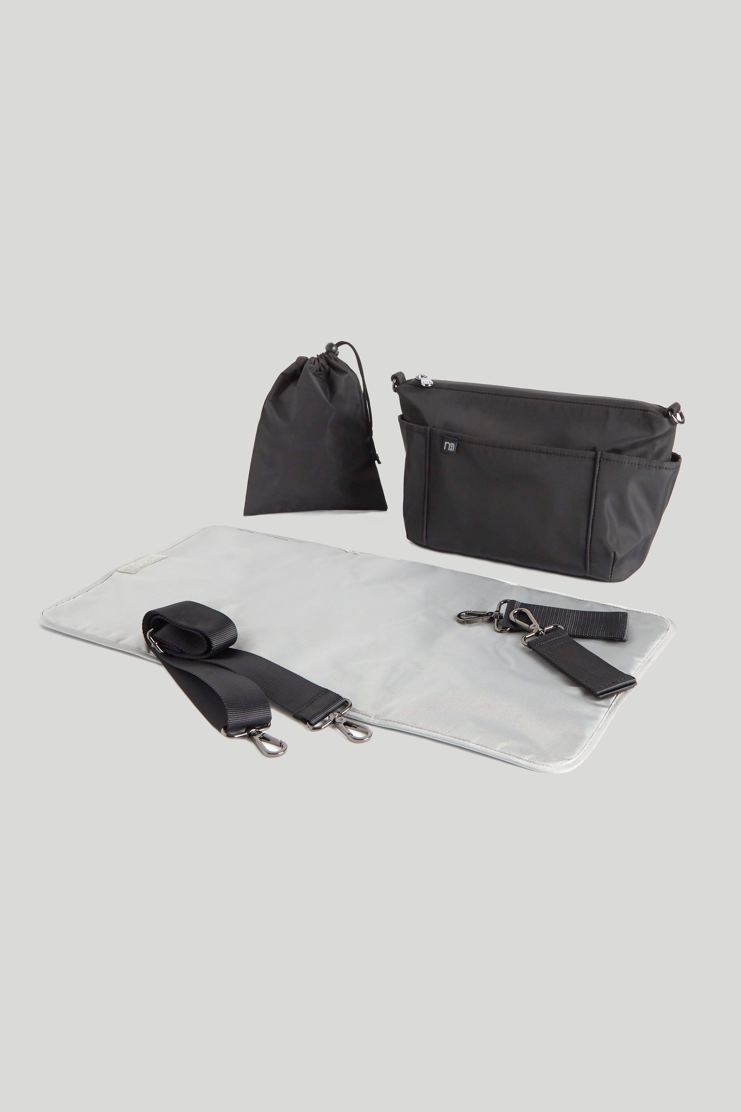 Changing Bag Stroller Organiser Black