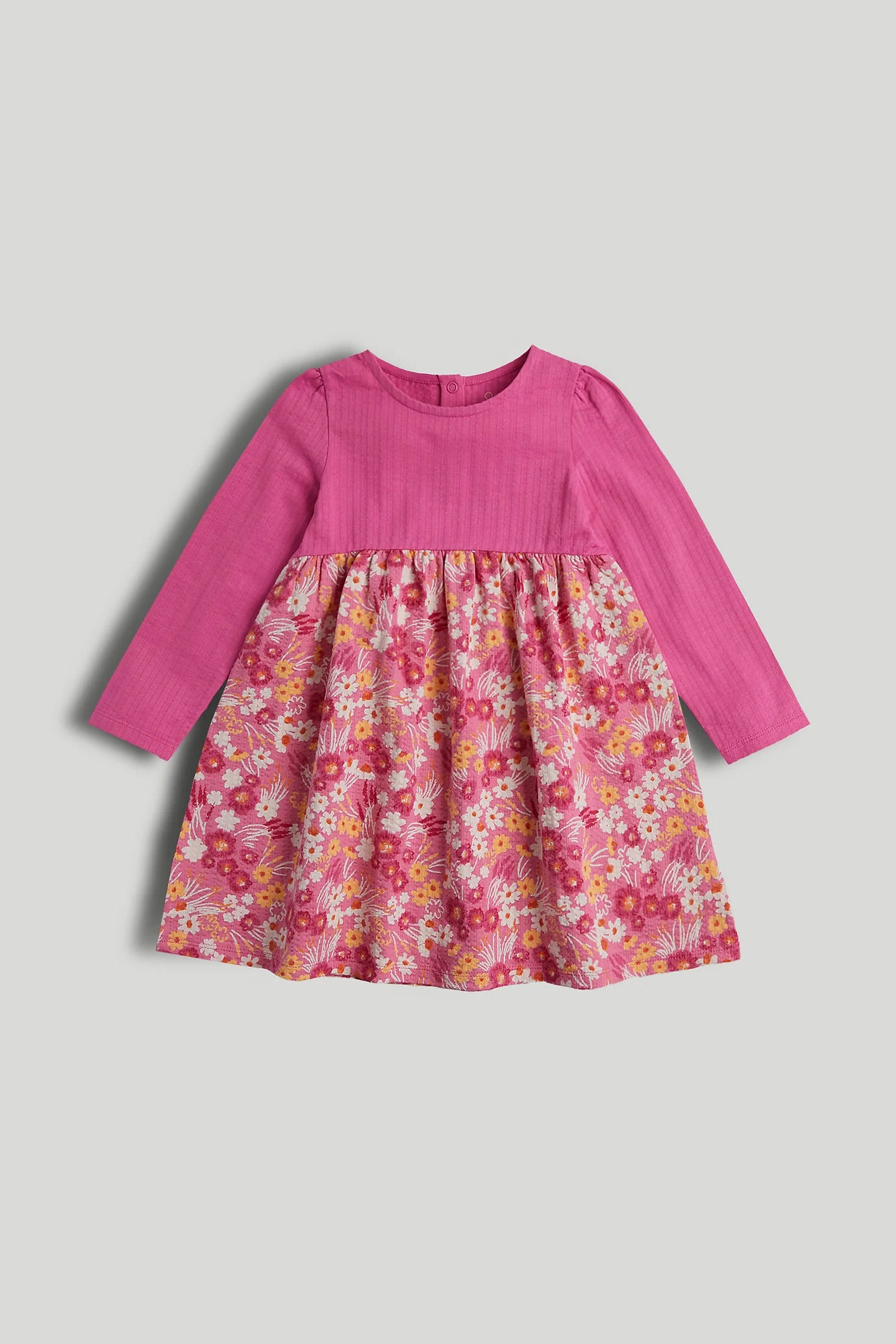 Pink Cotton Twofer Dress