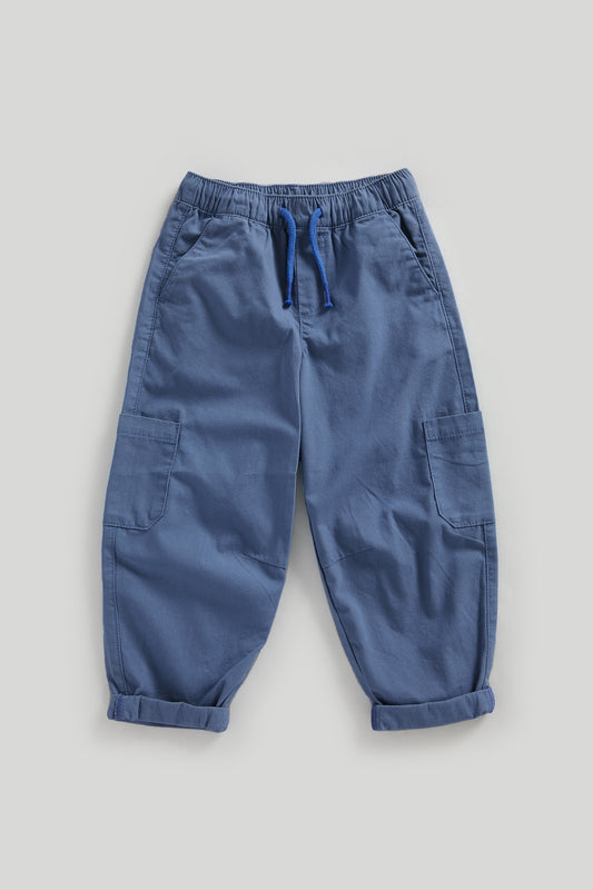 Blue Cargo Trousers