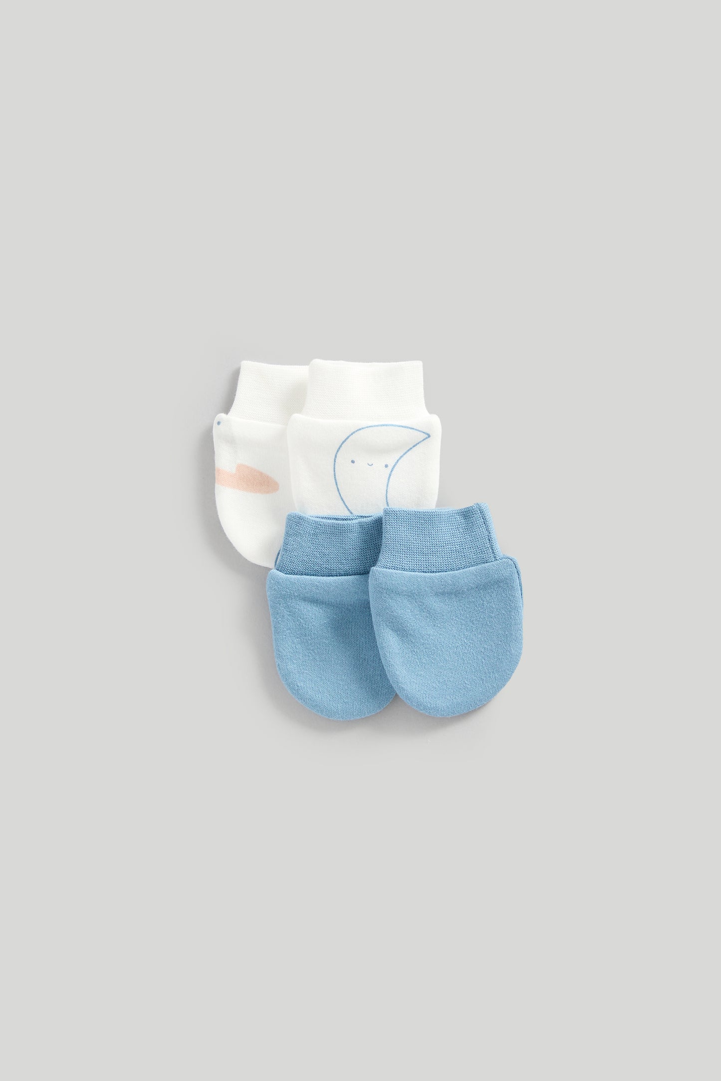 2 Pack Cotton Baby Mitts