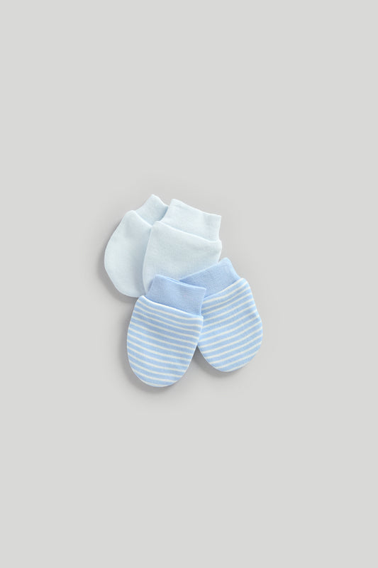 2 Pack Cotton Baby Mitts