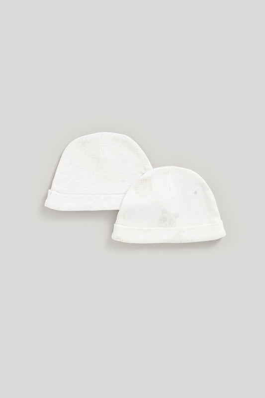 2 Pack Cotton Baby Hats